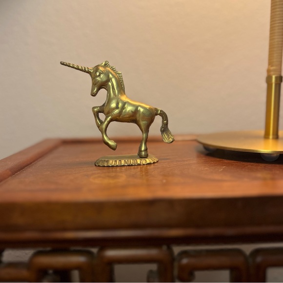 Rare Vintage brass UNICORN figurine - Picture 1 of 5
